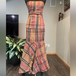 Plaid Multicolor Women's Skirt Set

G6 0226